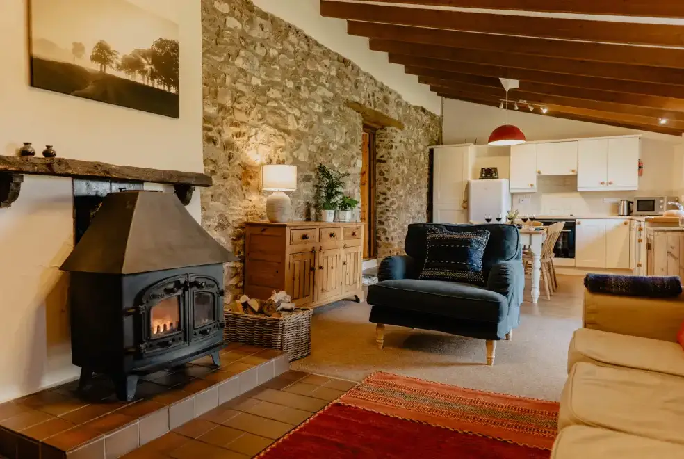 Lounge at Weathervane Cottage