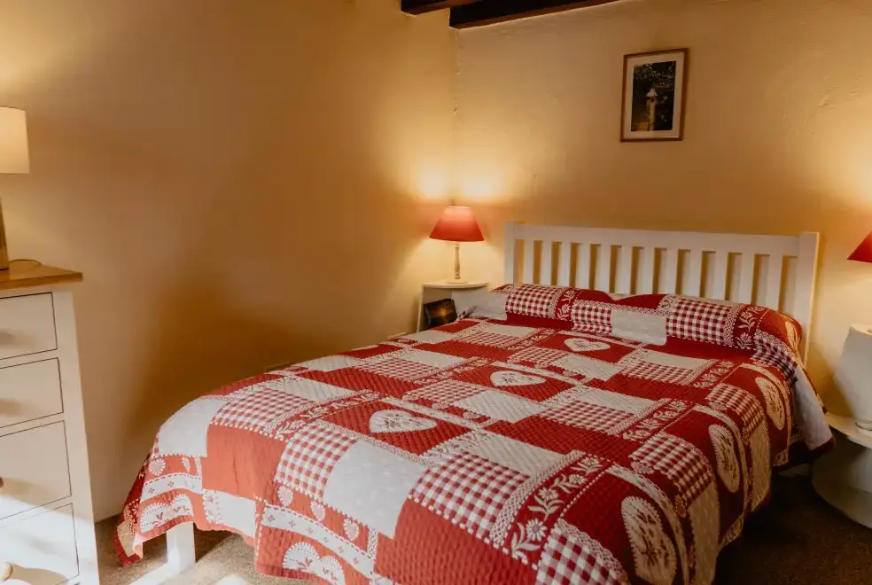 Bedroom at Weathervane Cottage
