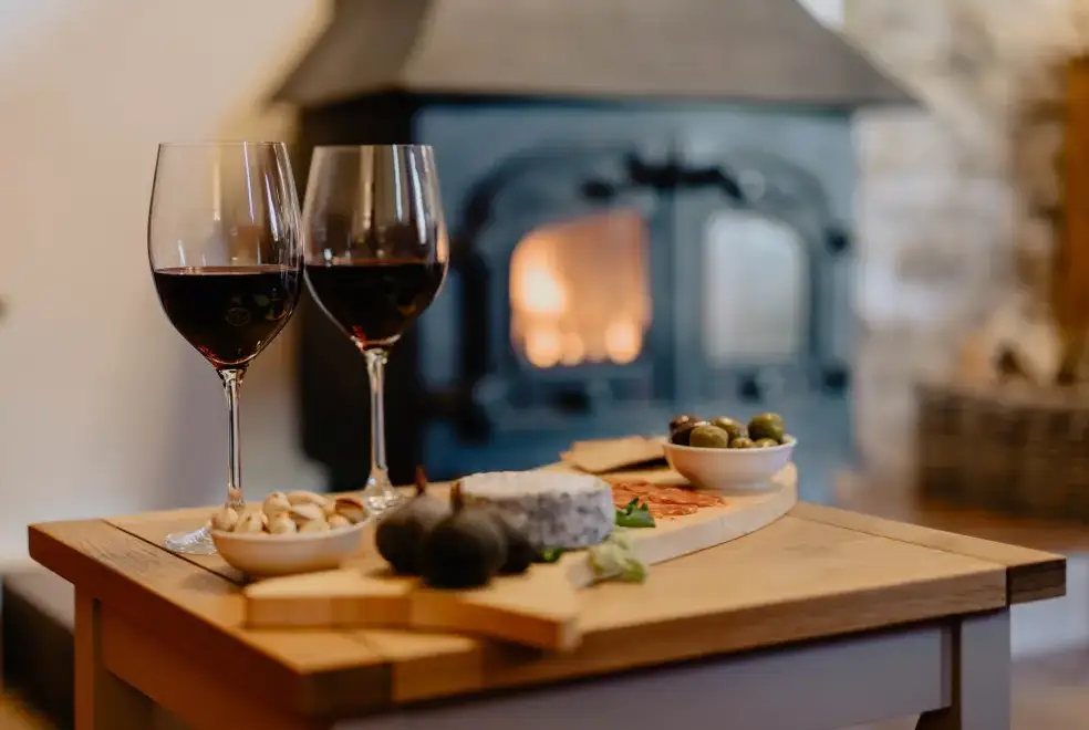 Luxurious interior at Weathervane Cottage