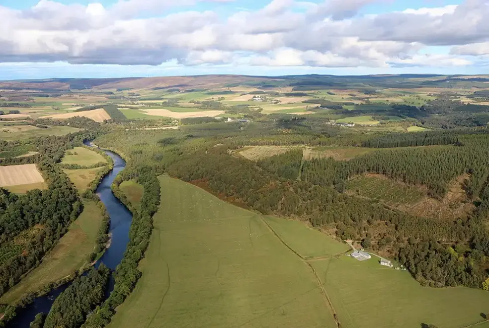 Countryside views at Weiroch Lodge