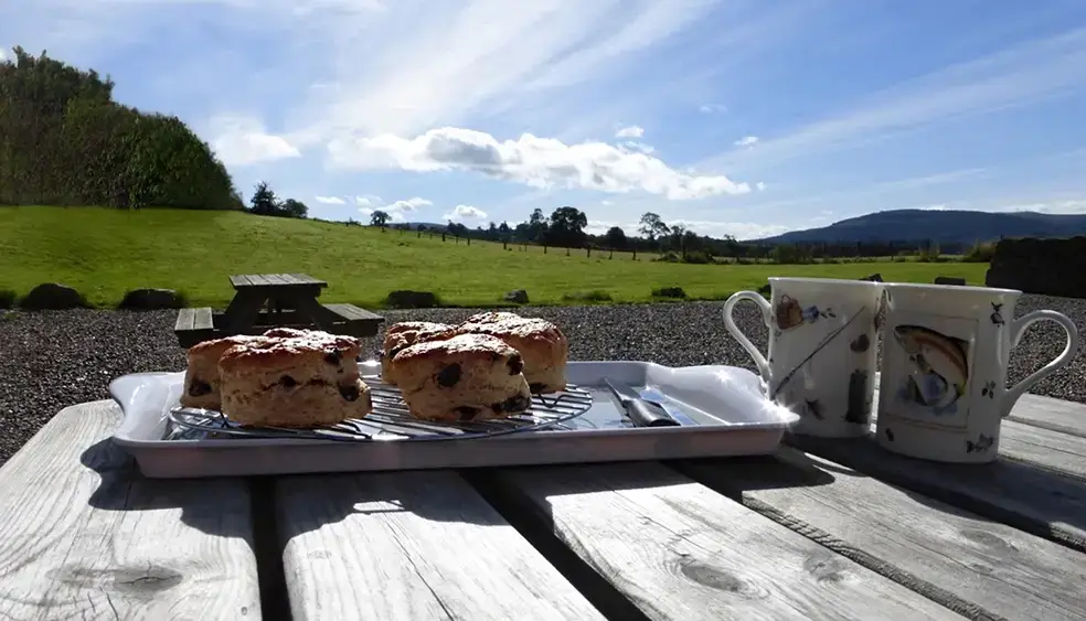 Countryside views at Weiroch Lodge