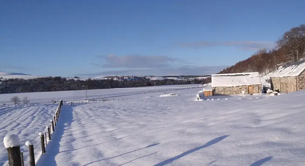 Countryside views at Weiroch Lodge