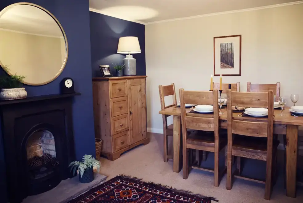 Dining room at West House