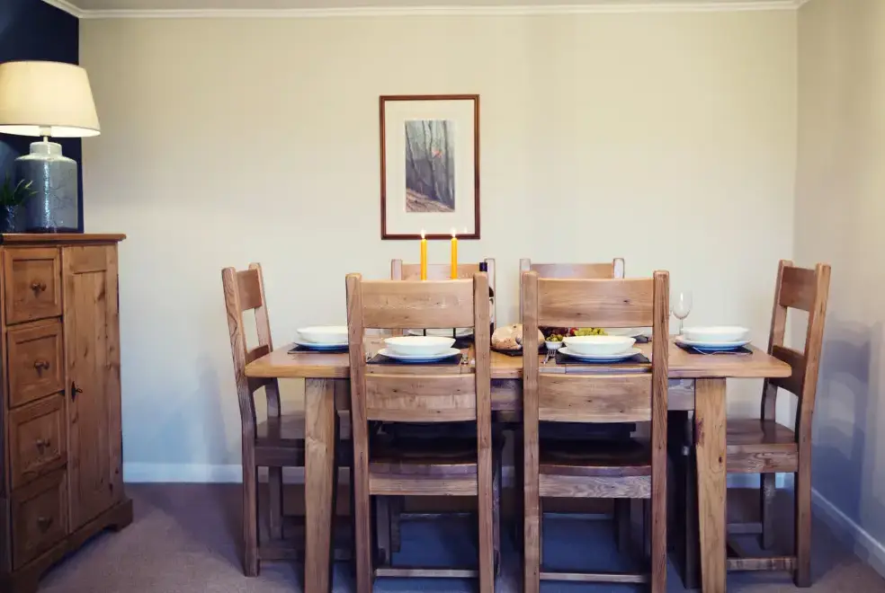 Dining room at West House