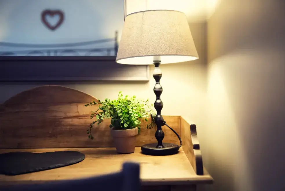 Desk area at West House