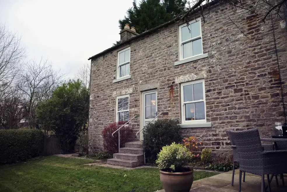 Enclosed garden at West House