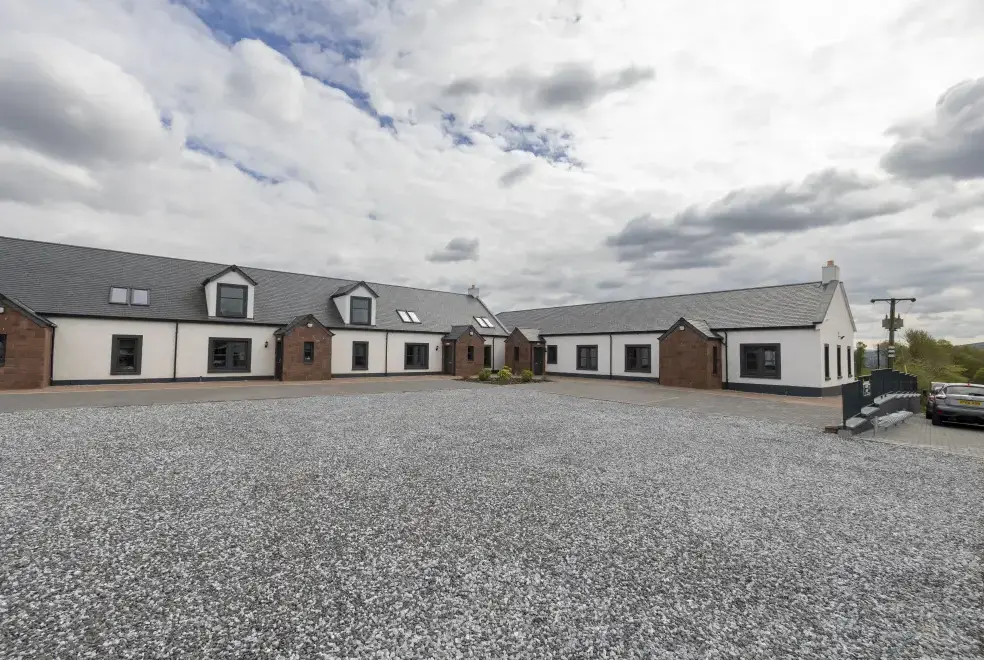 Westertonhill Holiday Lodge 5, from the outside