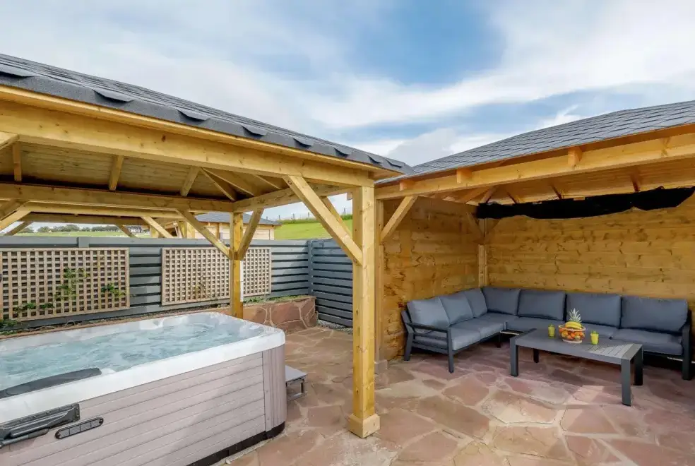 Private Hot Tub at Westertonhill Holiday Lodge 5