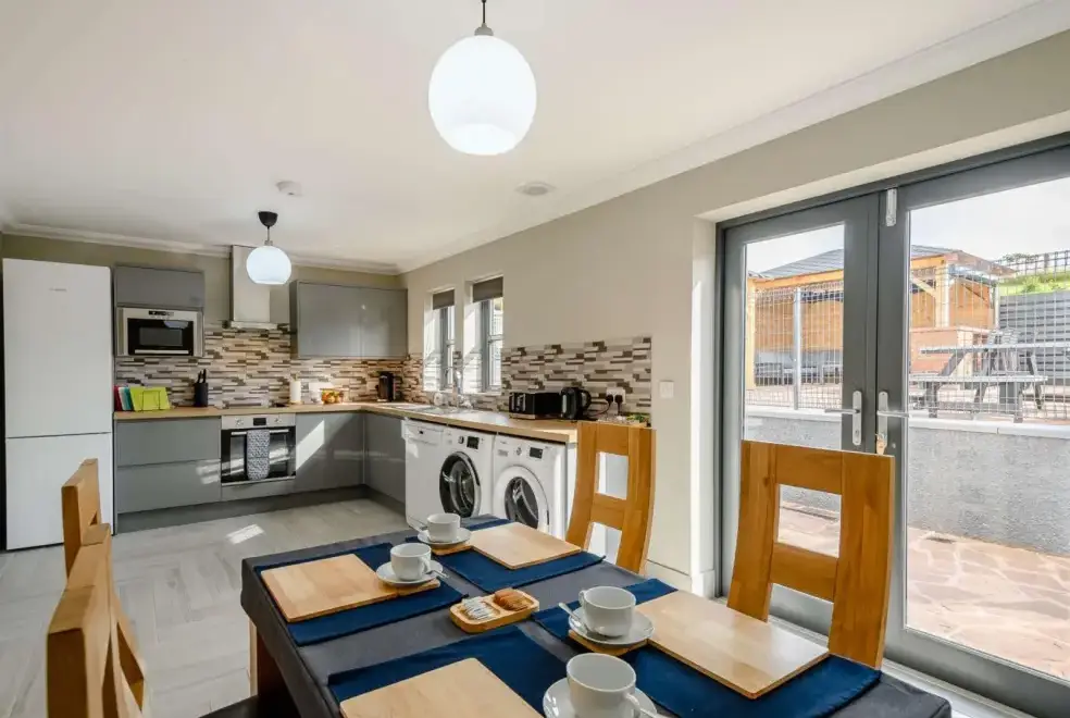 Kitchen/diner at Westertonhill Holiday Lodge 5