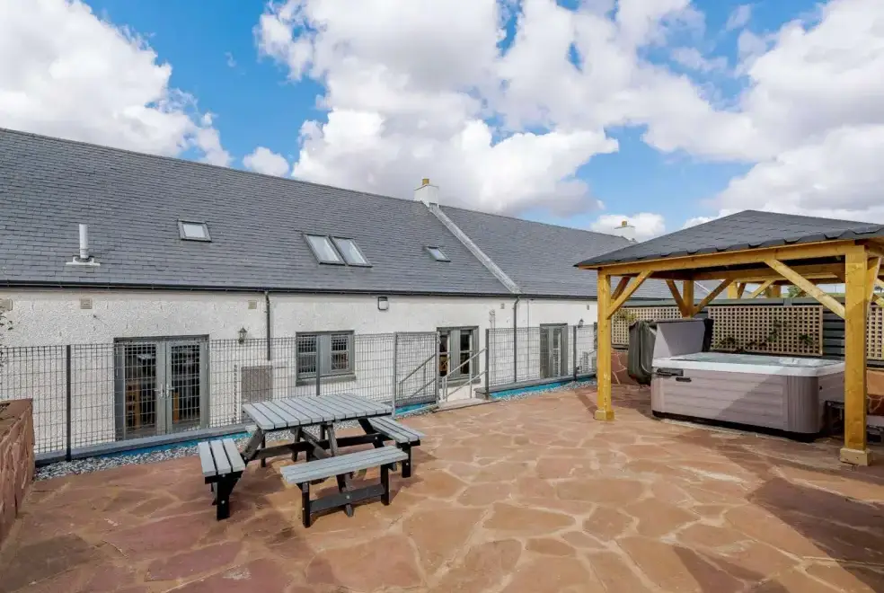 Private Hot Tub at Westertonhill Holiday Lodge 5