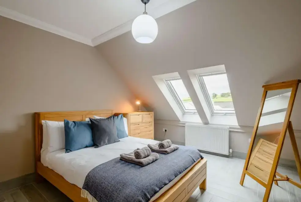 Bedroom at Westertonhill Holiday Lodge 5