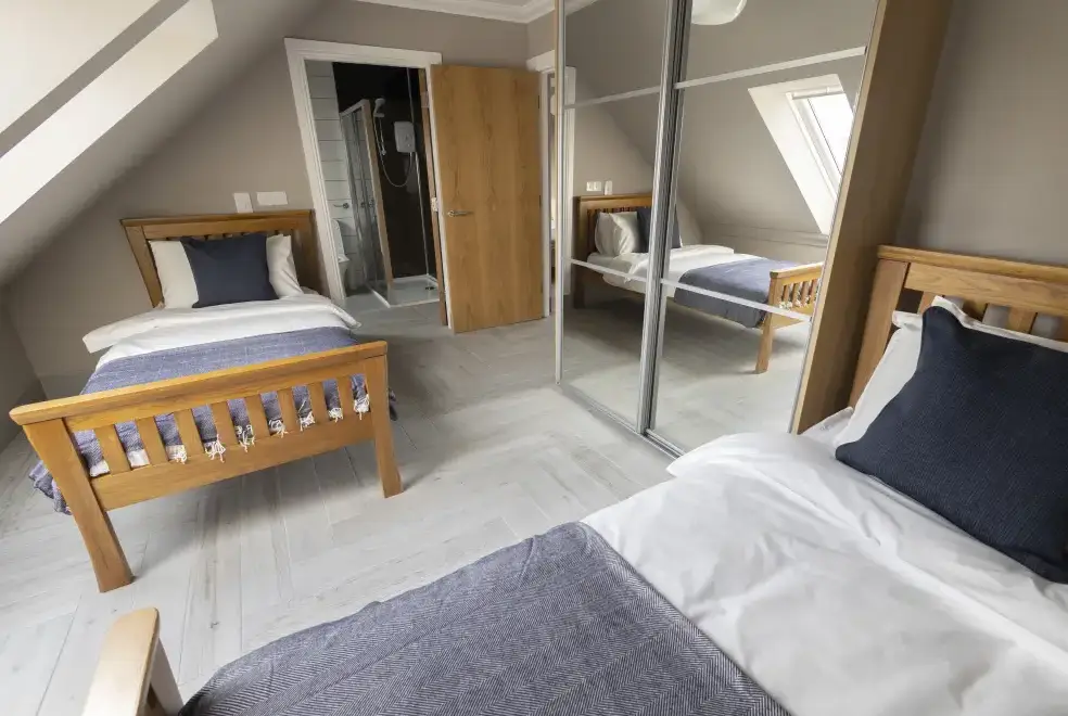 Bedroom at Westertonhill Holiday Lodge 5