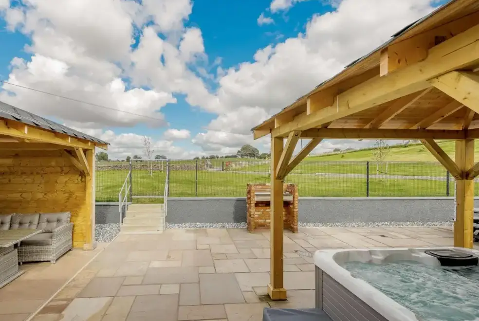 Private Hot Tub at Westertonhill Holiday Lodge 2