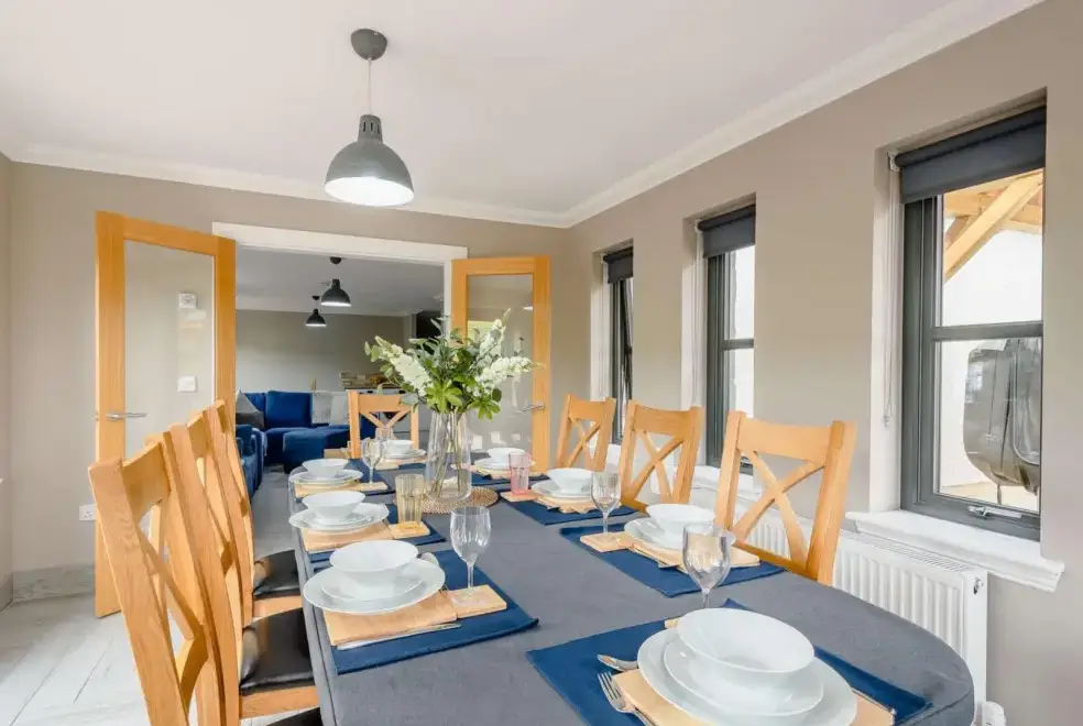 Dining room at Westertonhill Holiday Lodge 2