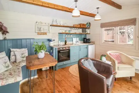 Farmhouse style kitchen at Westfield Lodge, North Yorkshire