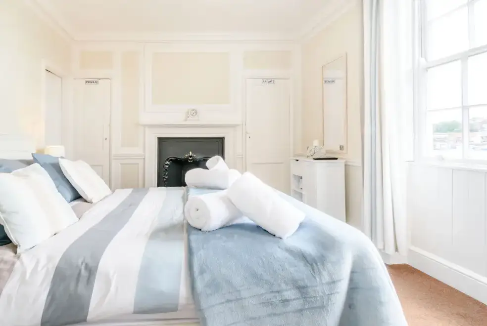 Bedroom at What a View at Quayside Apartment