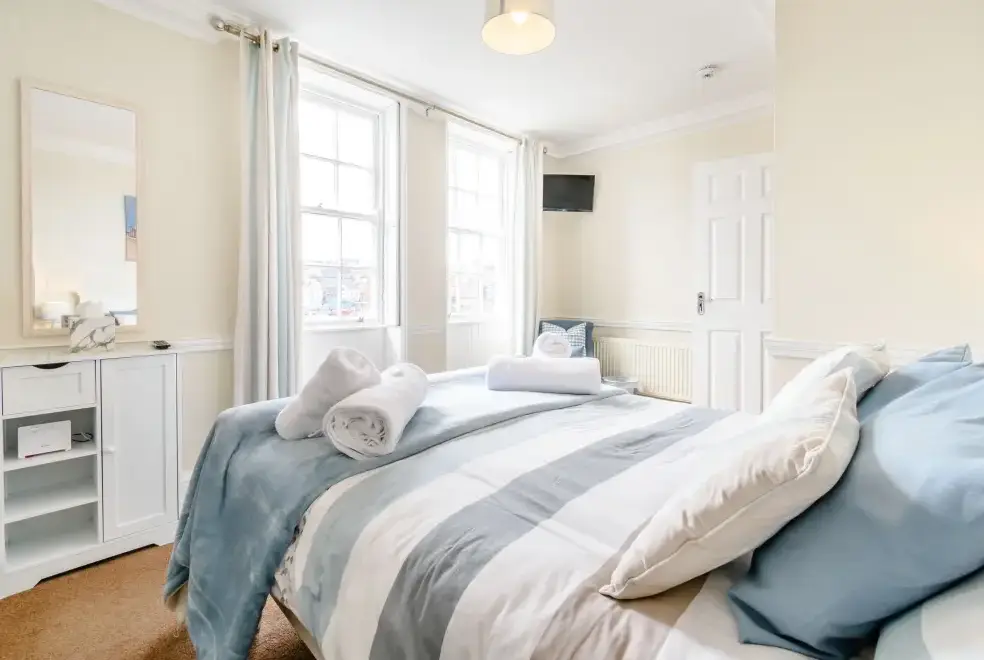 Bedroom at What a View at Quayside Apartment