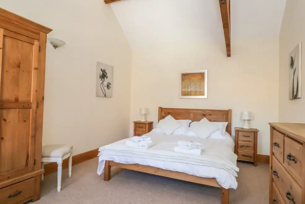 Bedroom at Wheelhouse Barn near the North York Moors