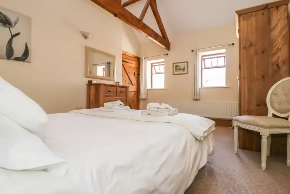 Bedroom at Wheelhouse Barn near the North York Moors