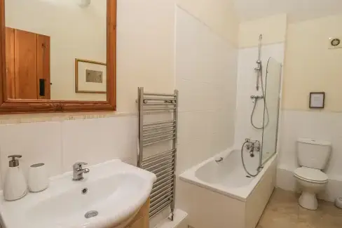 Family bathroom at Wheelhouse Barn near the North York Moors, North Yorkshire