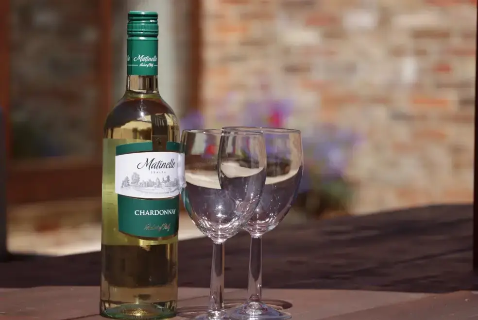 Patio area at Wheelhouse Barn near the North York Moors