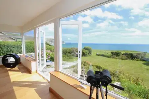 Sea view at White Sands, Dorset
