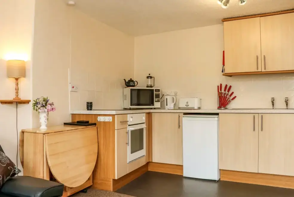 Kitchen/diner at Whitestone Pets Allowed Cottage for 4, Ilfracombe, North Devon 