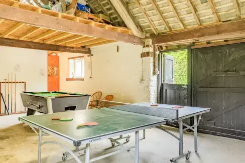 Games Room at Whitestone Pets Allowed Cottage for 4, Ilfracombe, North Devon , Devon