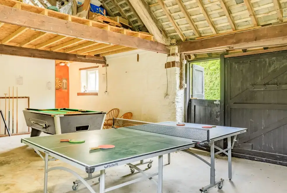 Games Room at Whitestone Pets Allowed Cottage for 4, Ilfracombe, North Devon 