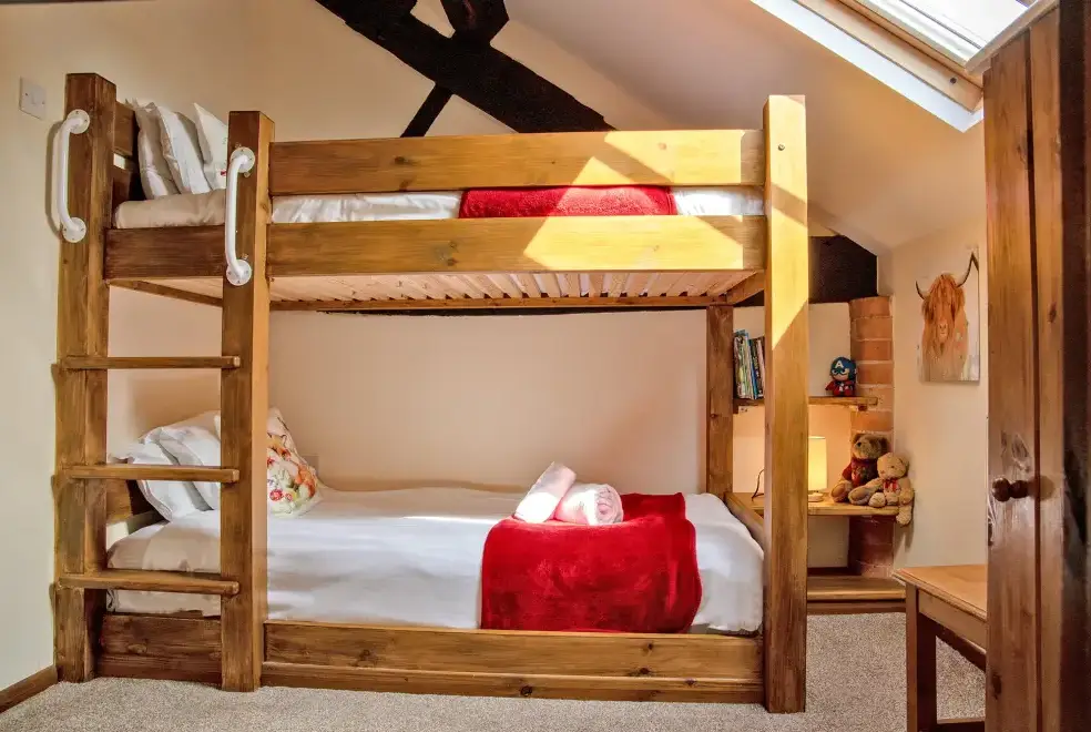 Children’s play area at William's Hayloft with Swimming Pool, Sports Court & Toddler Play Area