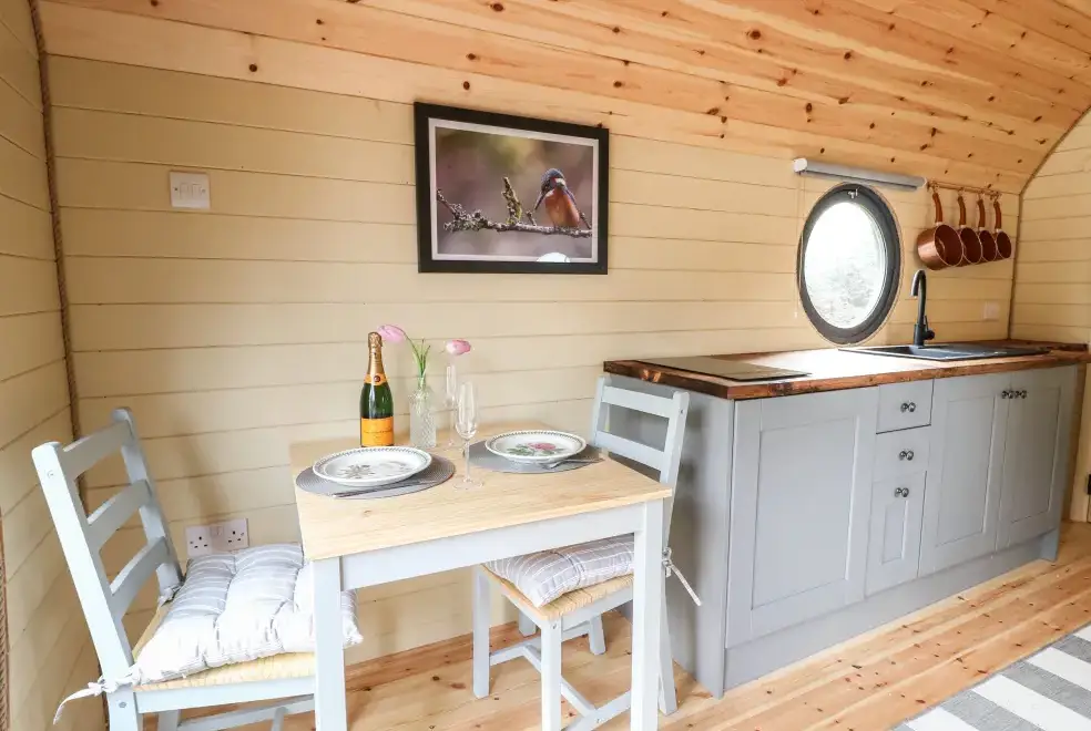 Kitchen/diner at Willow Pod