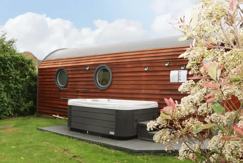 Private Hot Tub at Willow Pod