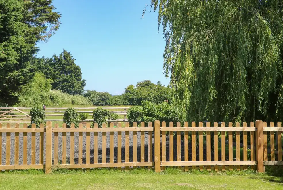 Countryside views at Willow Pod