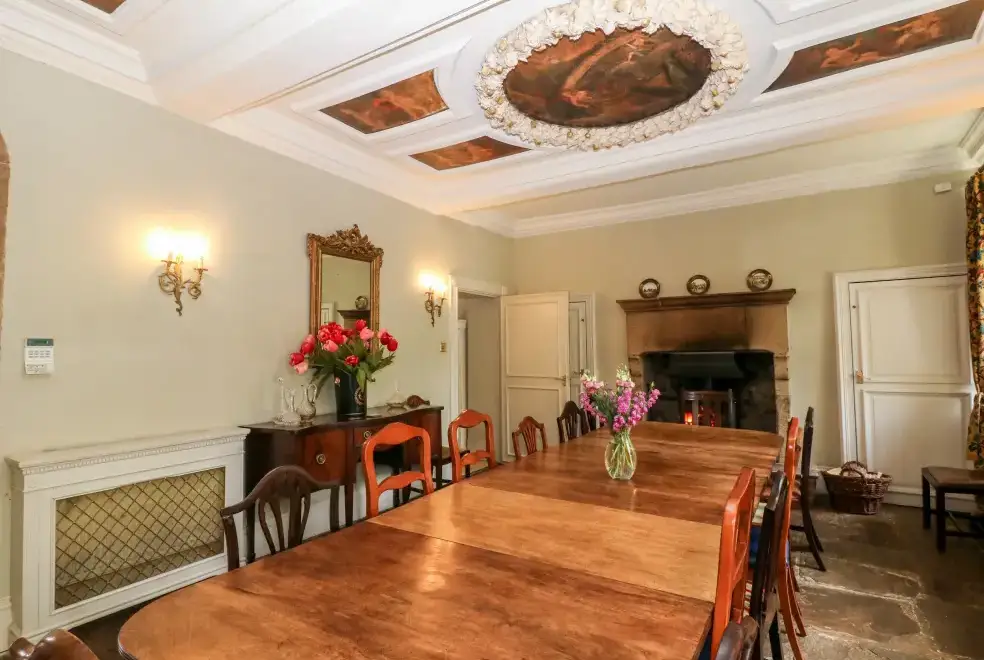 Dining room at Winster Hall
