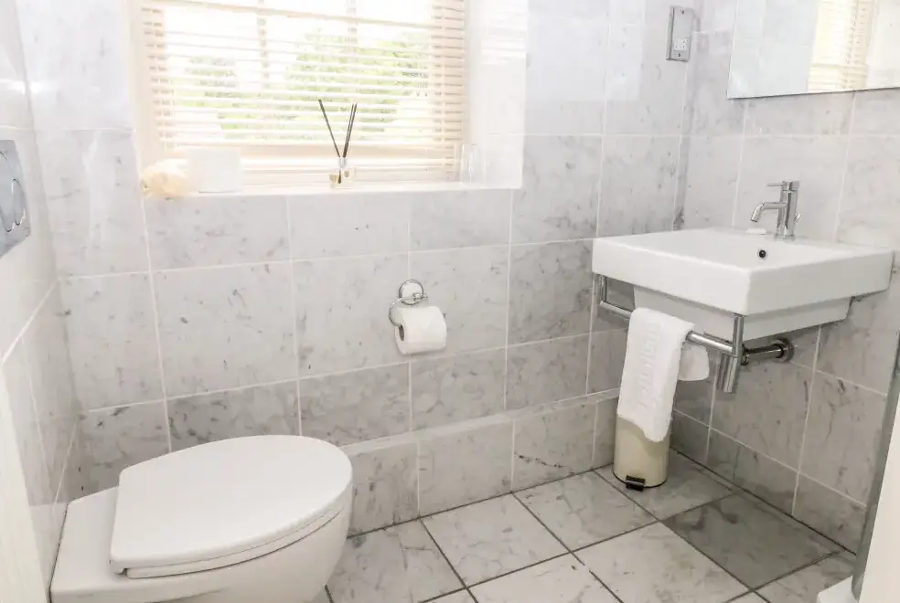 Shower room at Winster Hall