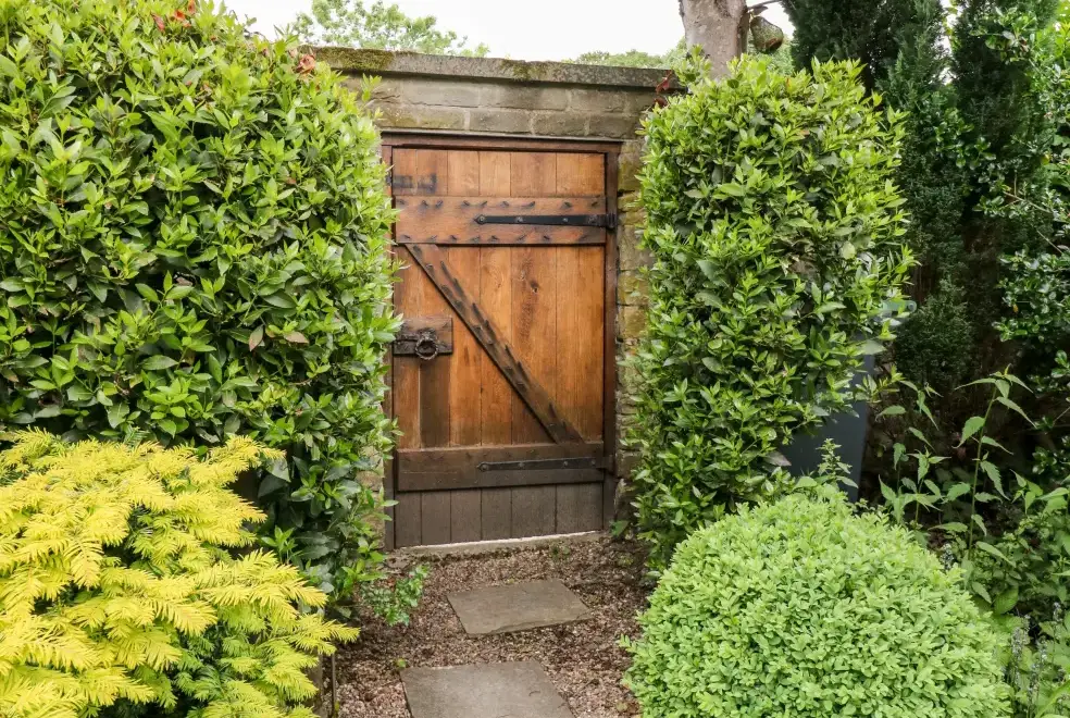 Enclosed garden at Winster Hall