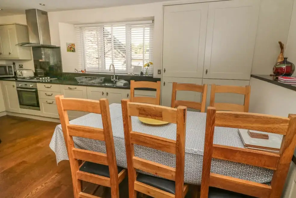 Kitchen/diner at Woodbine Family Cottage, Cumbria and the Lake District 