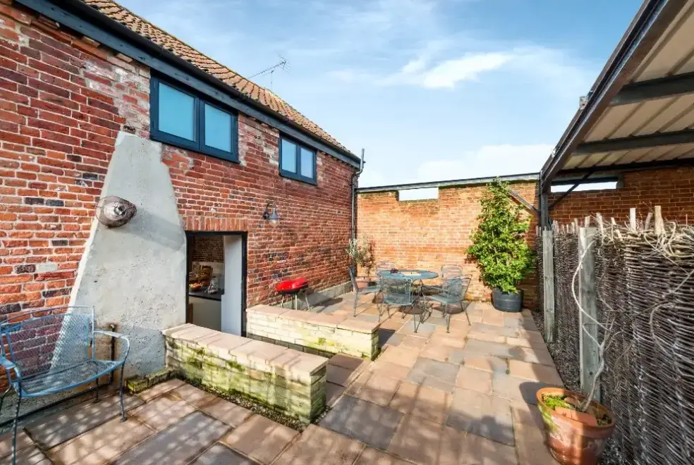 Patio area at Woodcock