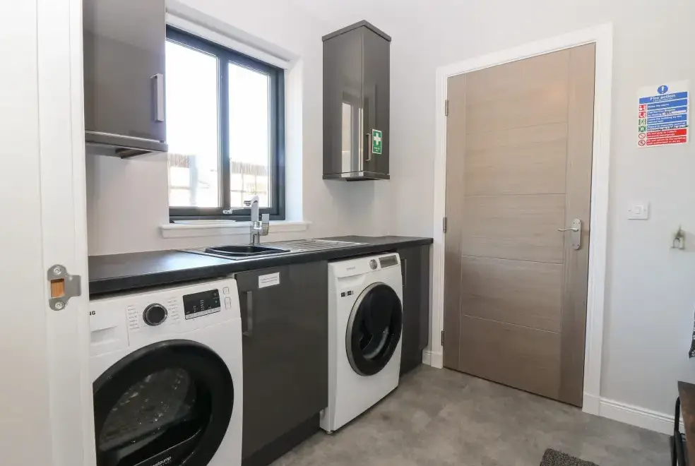 Utility room at Woodend Croft