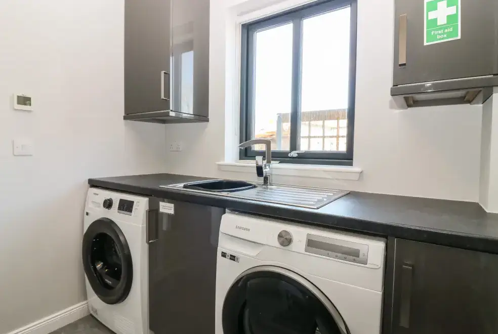 Utility room at Woodend Croft