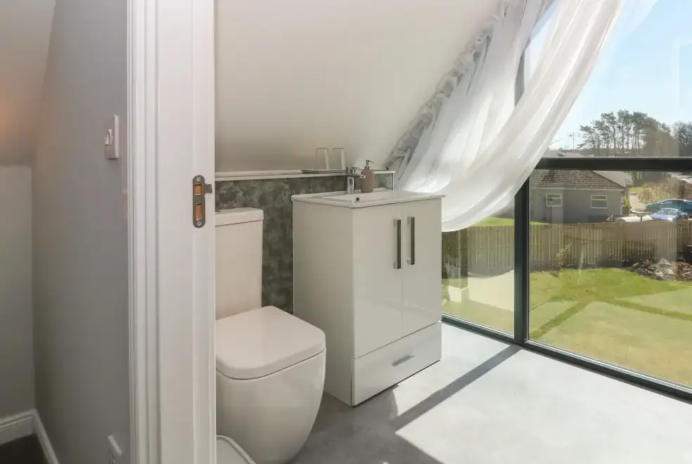 Ensuite bathroom at Woodend Croft