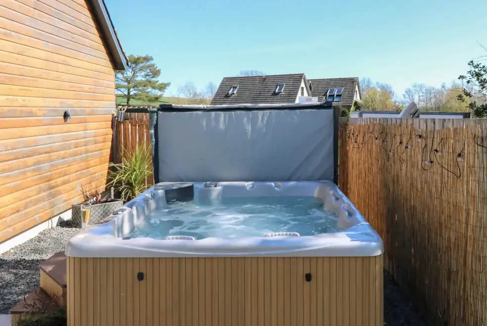 Private Hot Tub at Woodend Croft
