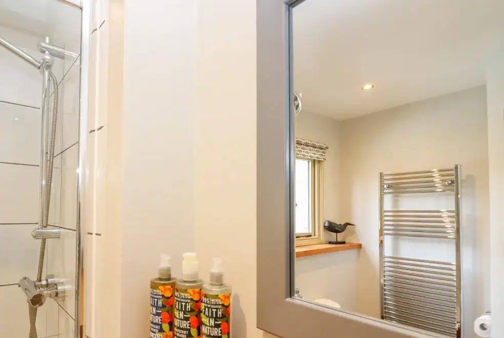Shower room at Woodfield Coach House