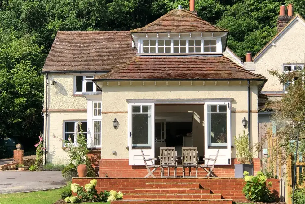 Garden furniture at Woodhill Cottage