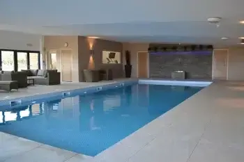 Private Swimming Pool at Woodlands Farmhouse 