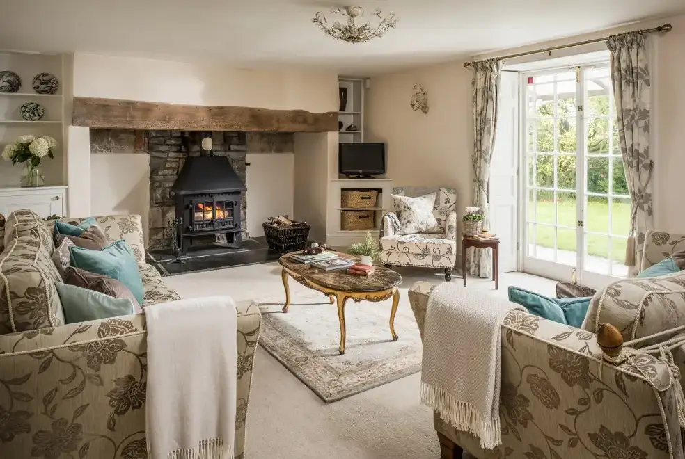 Lounge at Woodlands Farmhouse 