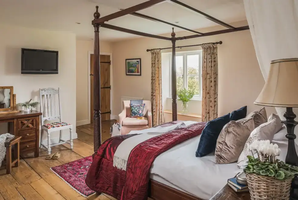 Bedroom at Woodlands Farmhouse 