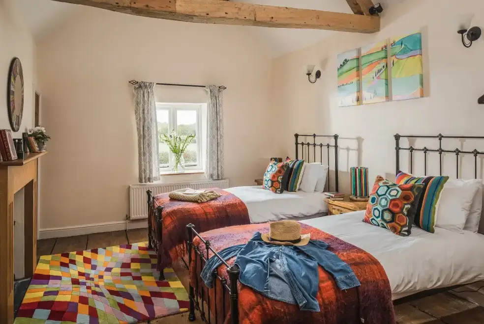 Bedroom at Woodlands Farmhouse 