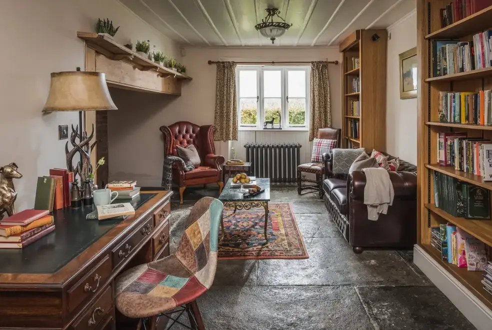 Study at Woodlands Farmhouse 