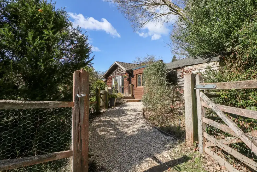 Woodmancote Holiday Lodge, from the outside